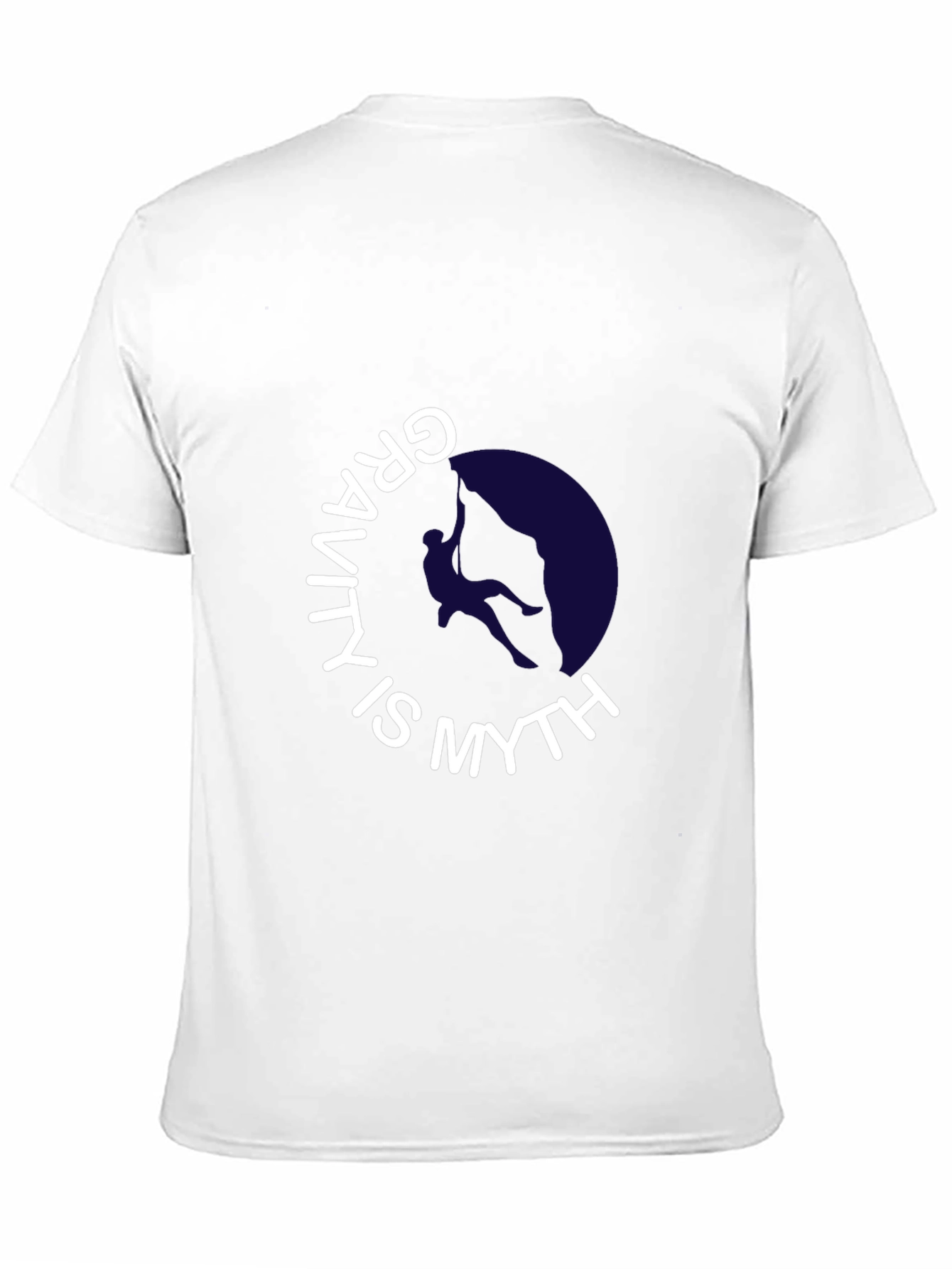 Gravity is Myth Black Graphic Tee