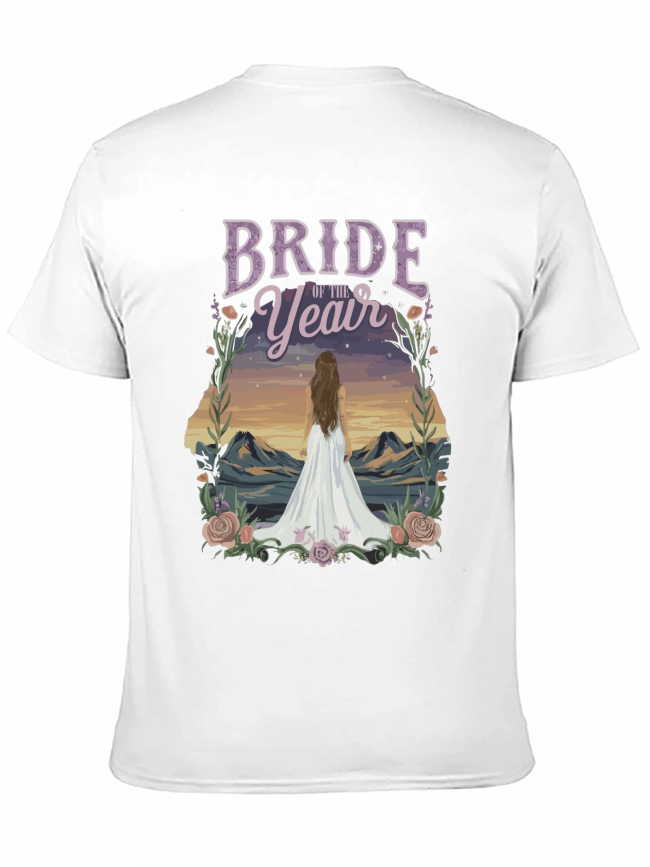 Bride of the Year T-Shirt - Mountain Scene