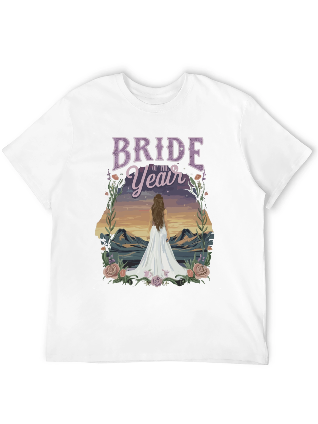 Bride of the Year T-Shirt - Mountain Scene