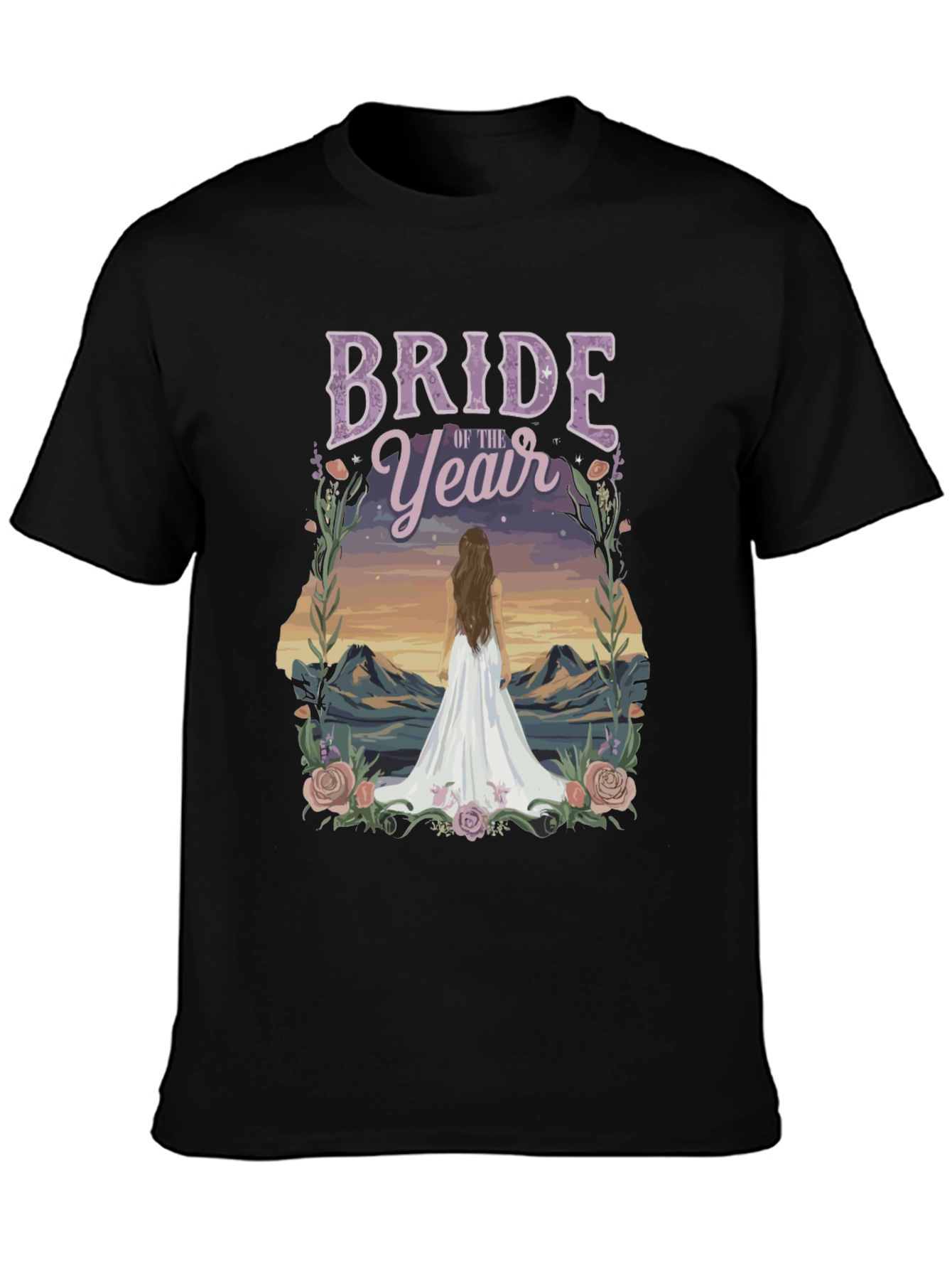 Bride of the Year T-Shirt - Mountain Scene