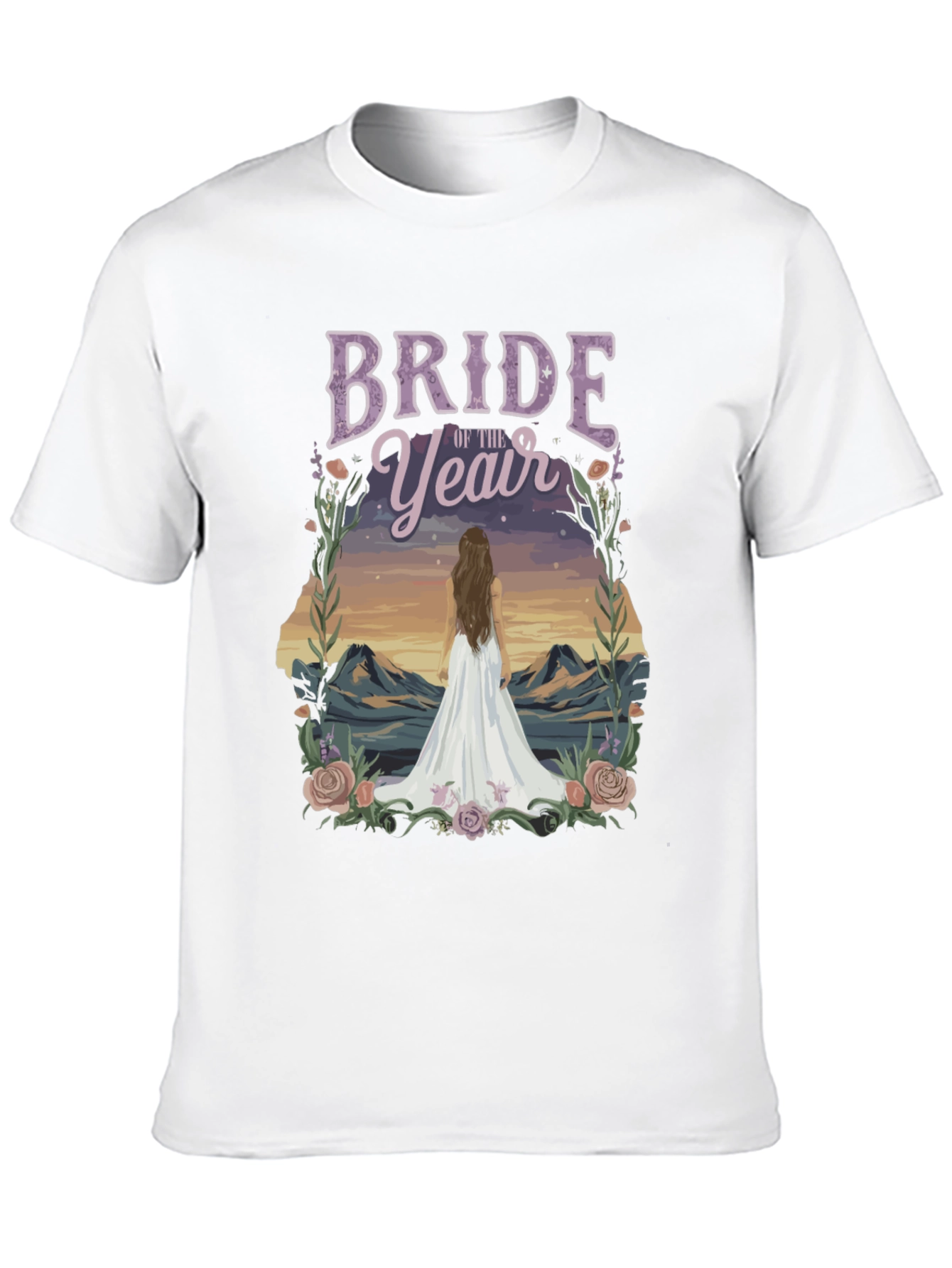 Bride of the Year T-Shirt - Mountain Scene