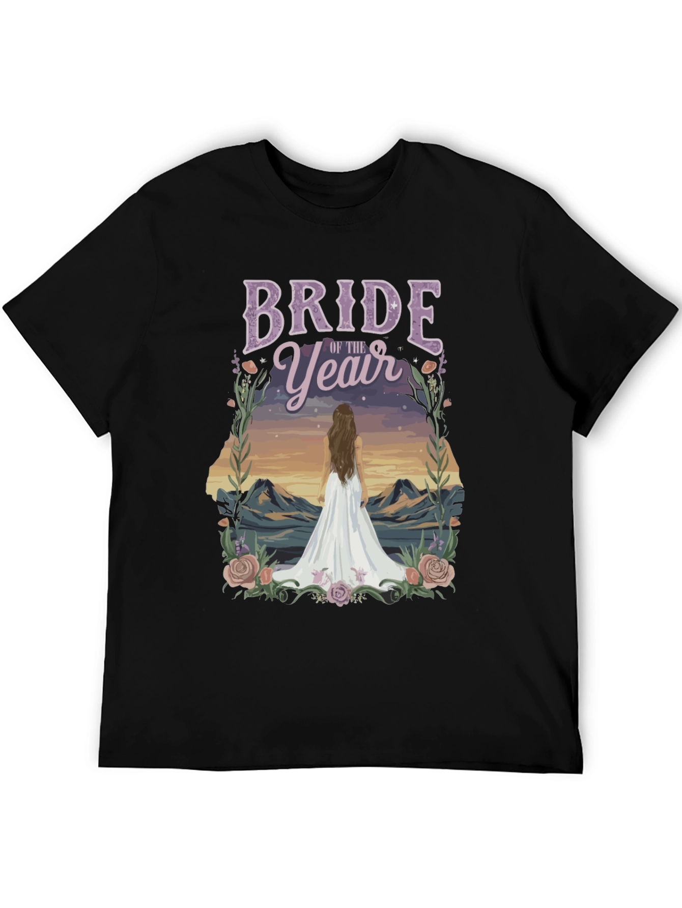 Bride of the Year T-Shirt - Mountain Scene