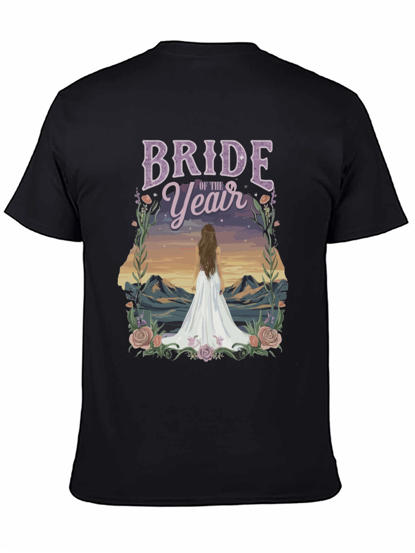 Bride of the Year T-Shirt - Mountain Scene