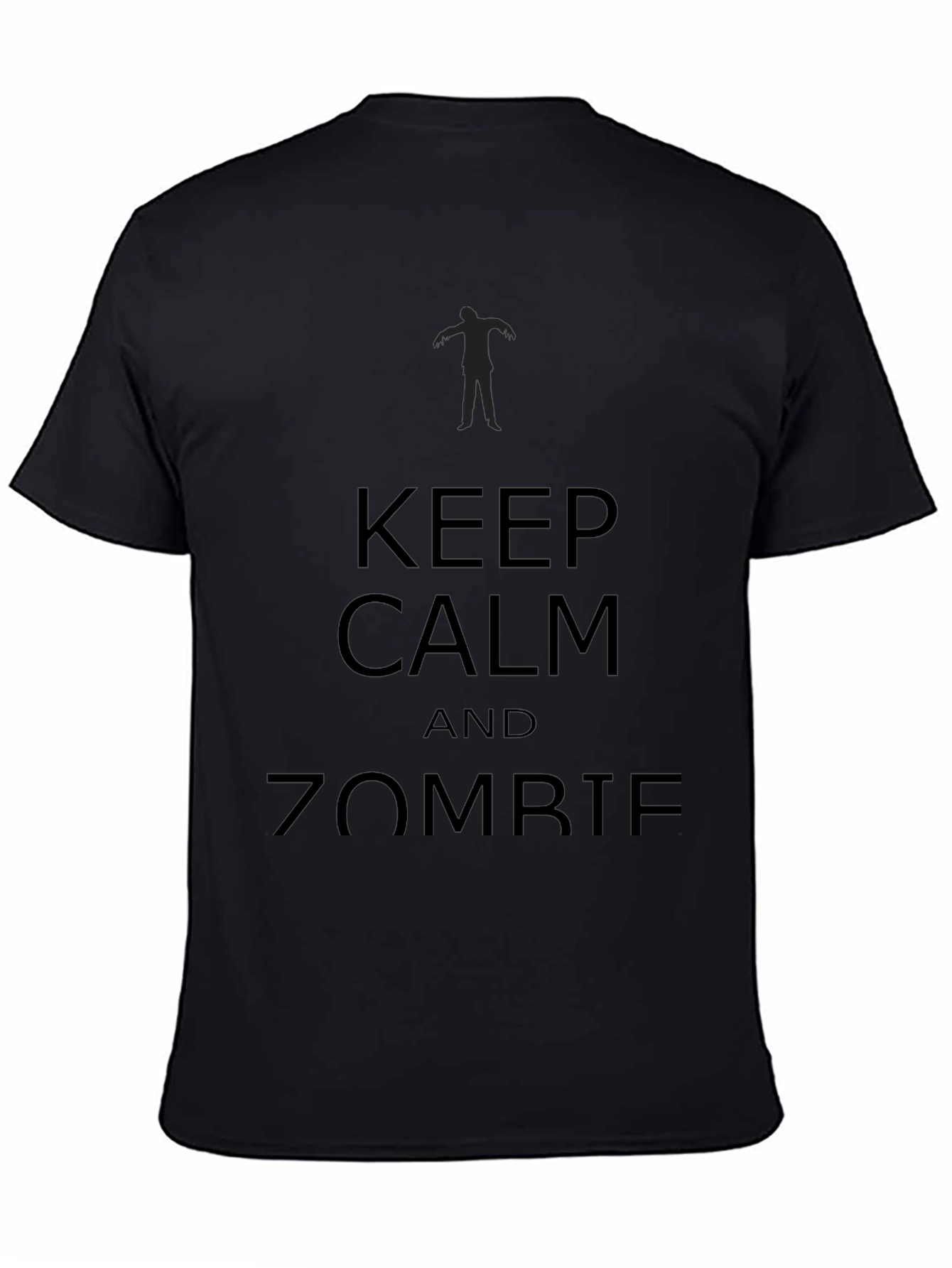 Keep Calm Zombie T-Shirt - Black