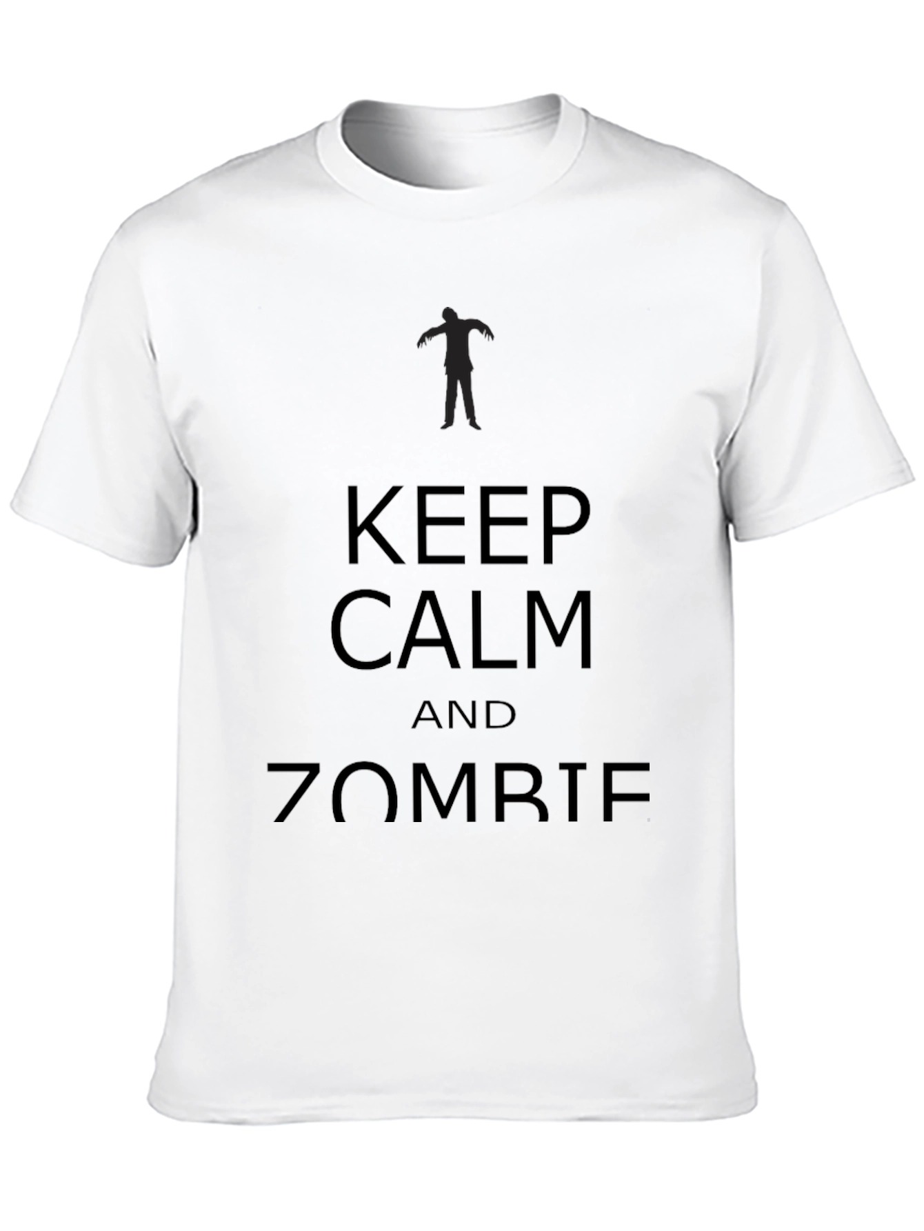 Keep Calm Zombie T-Shirt - Black