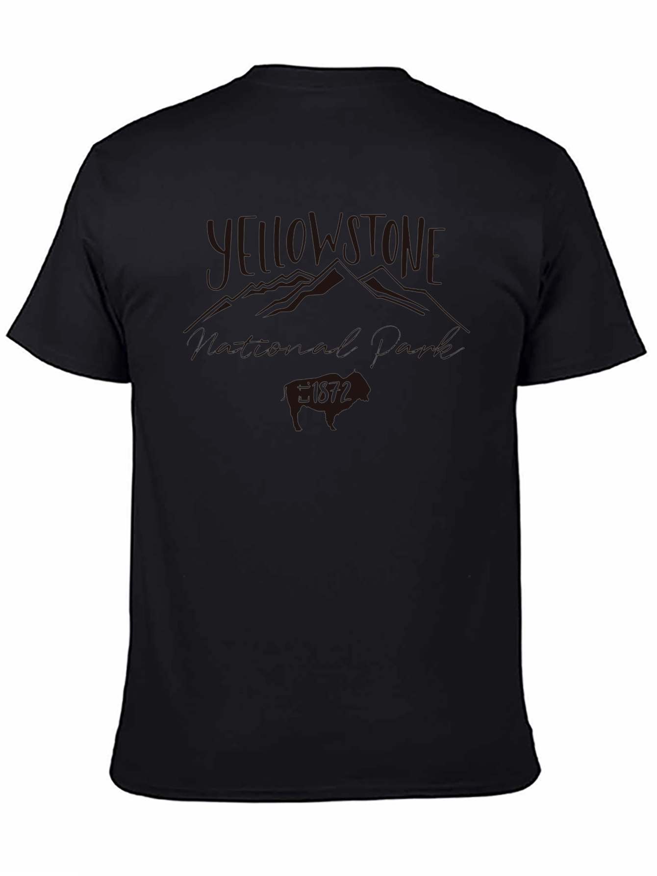 Mens Black Graphic T-Shirt