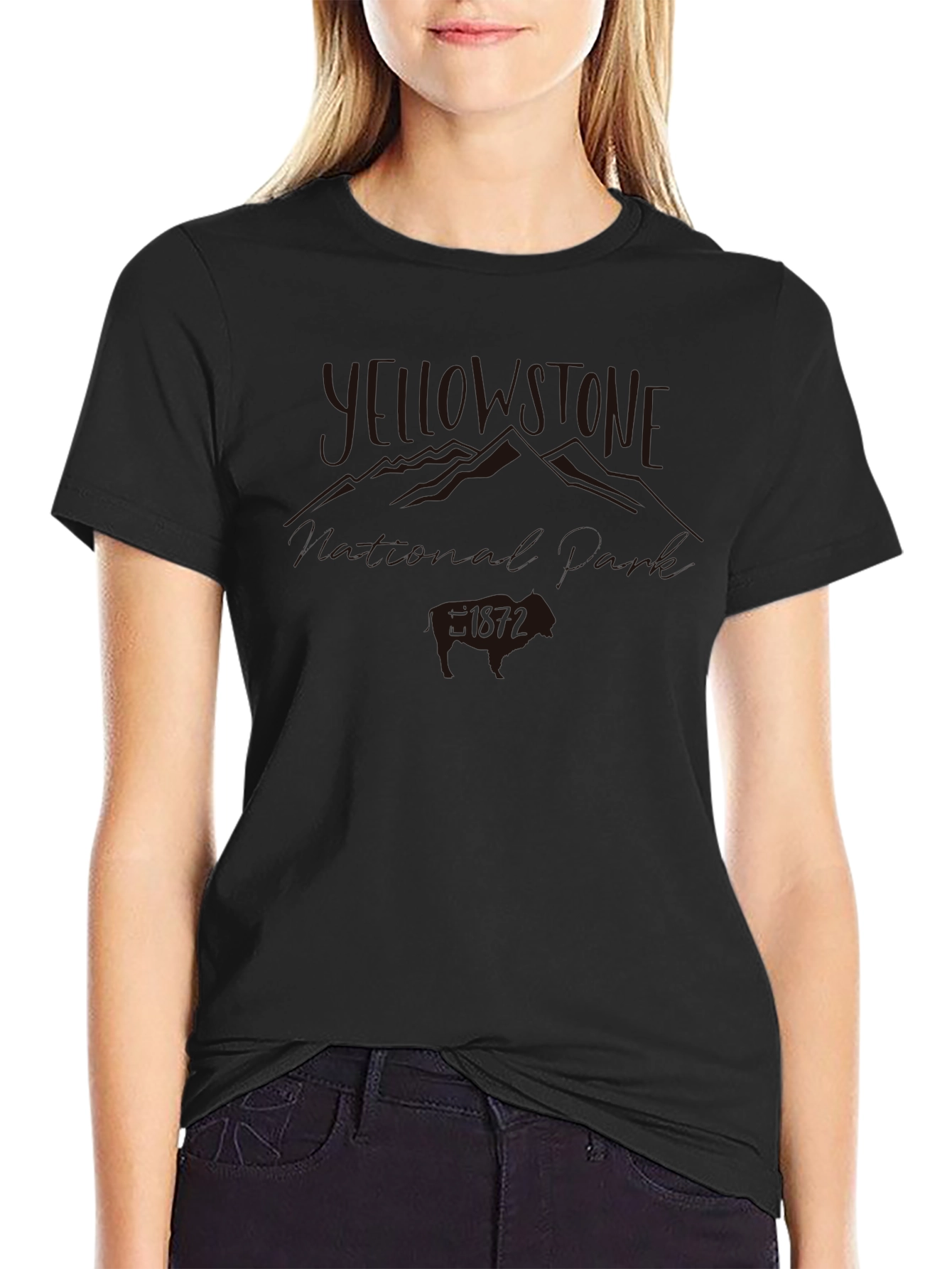 Mens Black Graphic T-Shirt