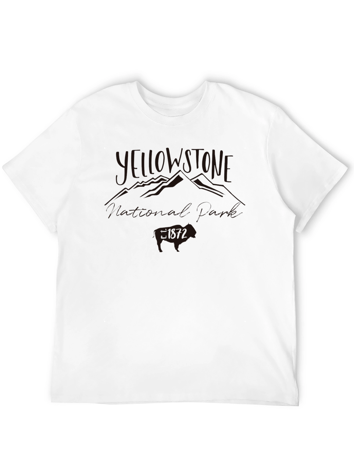 Mens Black Graphic T-Shirt