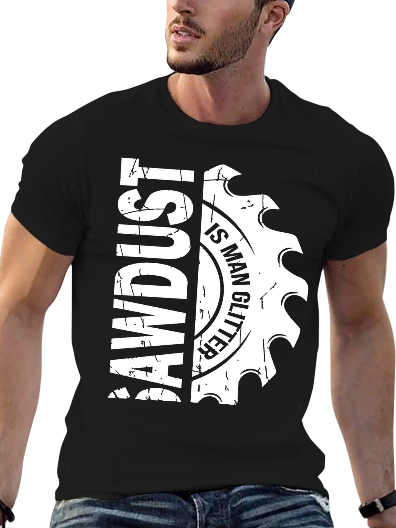 Sawdust Man Glitter T-Shirt