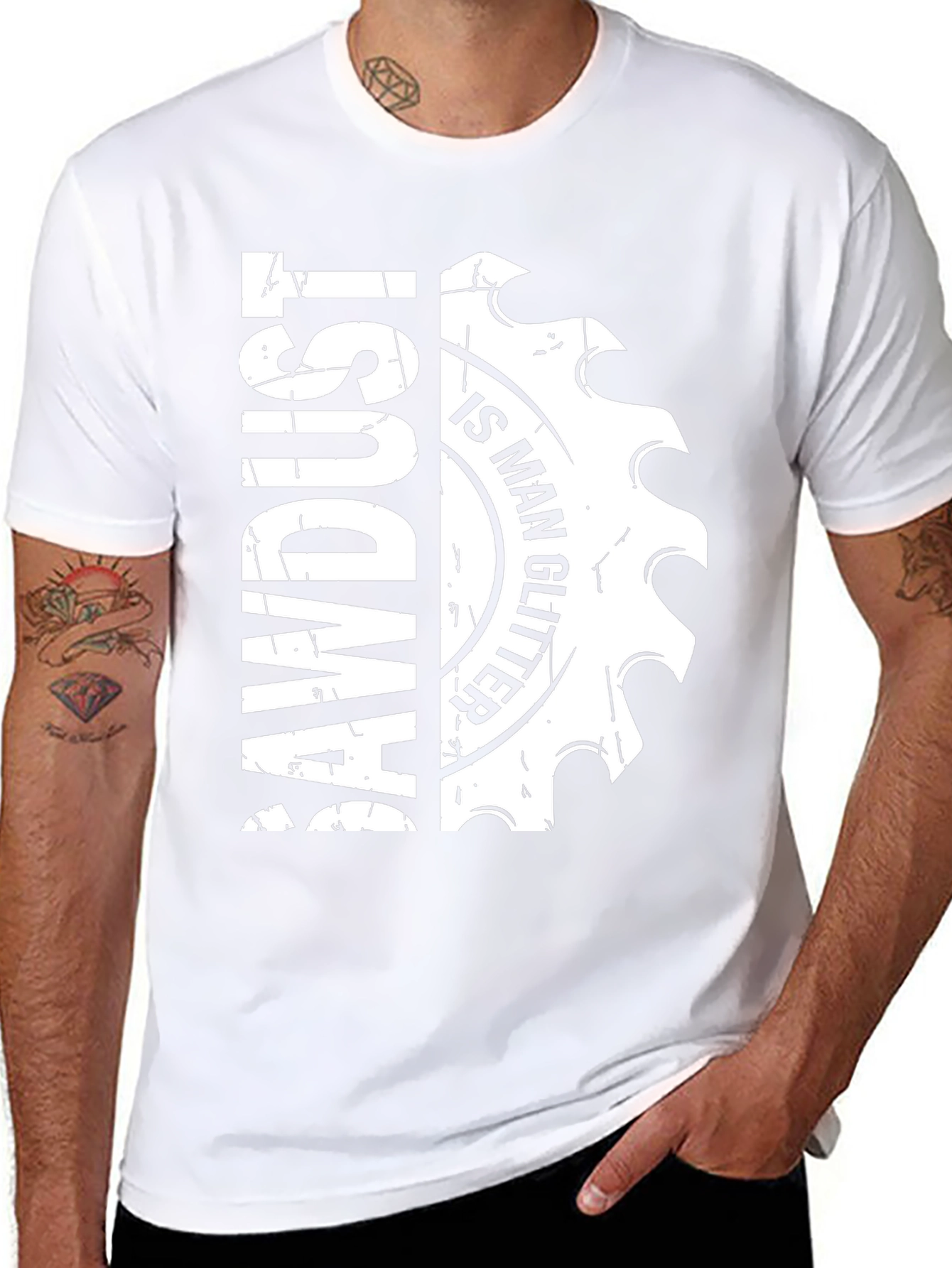 Sawdust Man Glitter T-Shirt