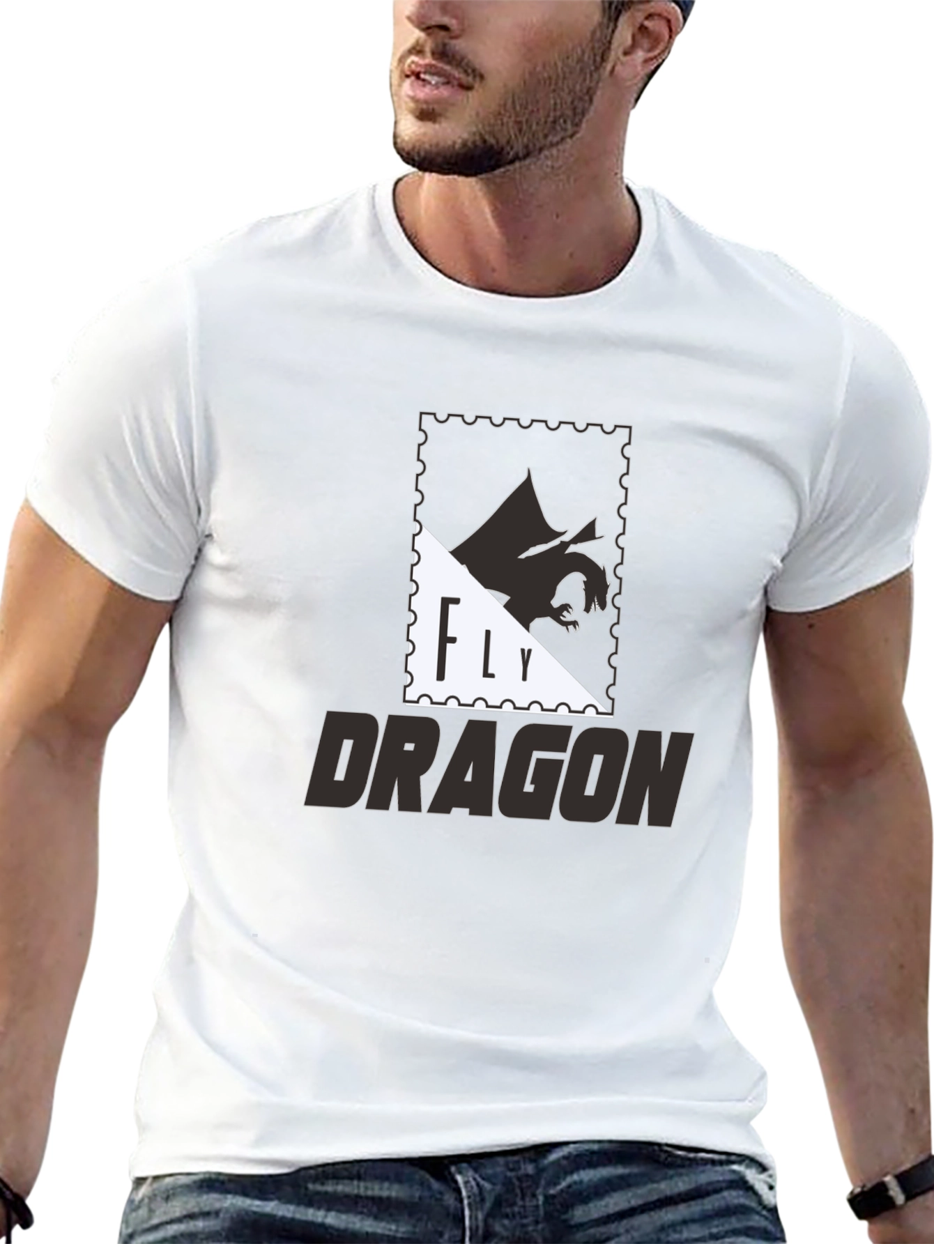 Fly Dragon Graphic Tee - Premium Comfort
