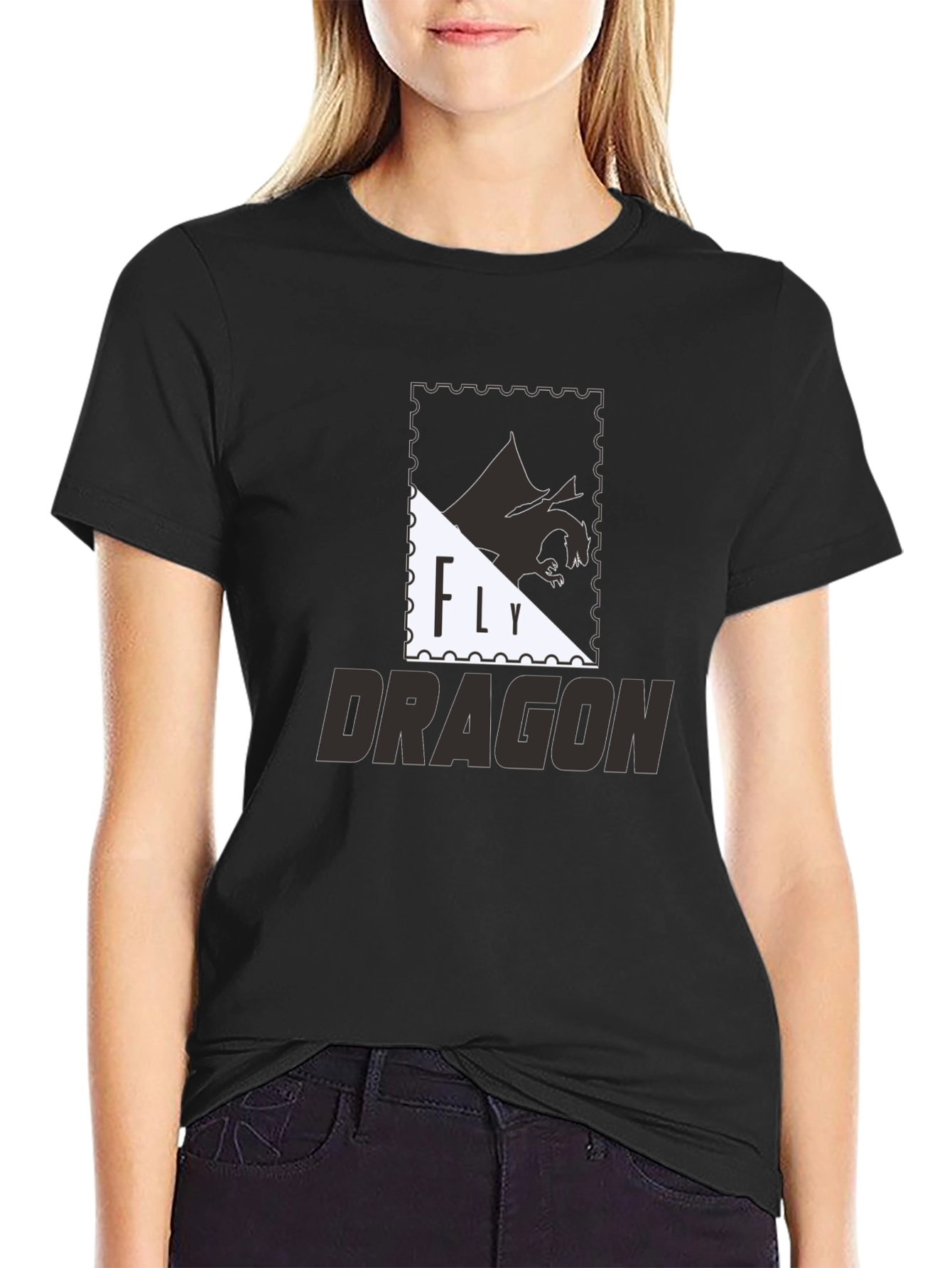 Fly Dragon Graphic Tee - Premium Comfort