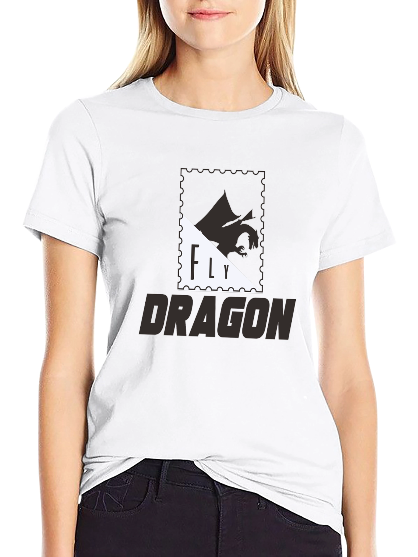 Fly Dragon Graphic Tee - Premium Comfort