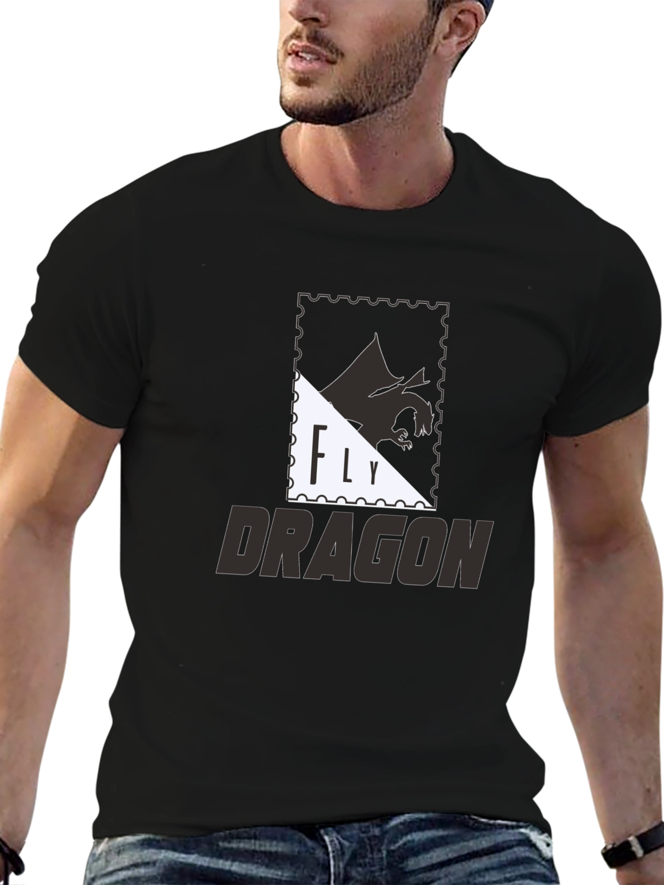 Fly Dragon Graphic Tee - Premium Comfort