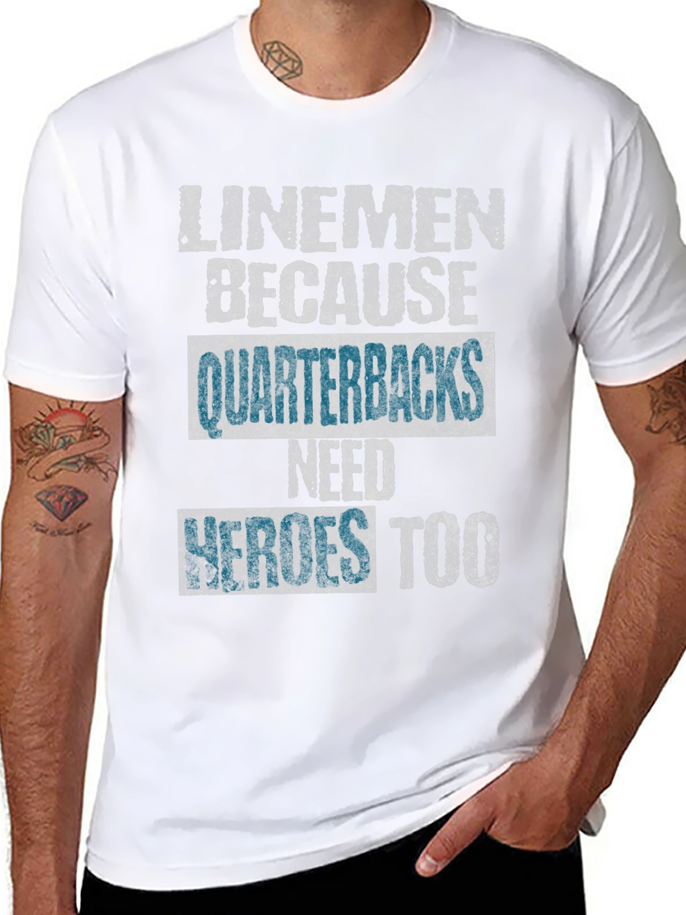 Linemen Heroes T-Shirt