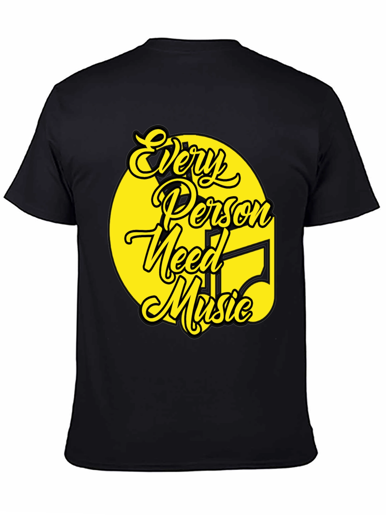 Every Person Needs Music T-Shirt - Unique Graphic Tee