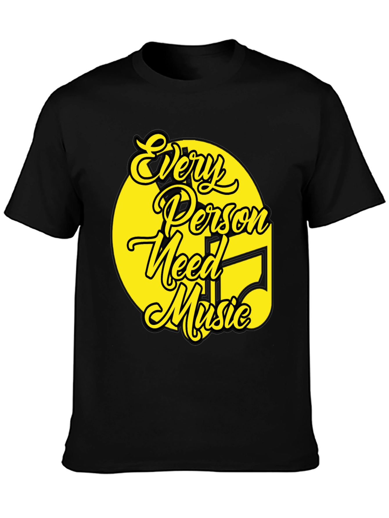 Every Person Needs Music T-Shirt - Unique Graphic Tee