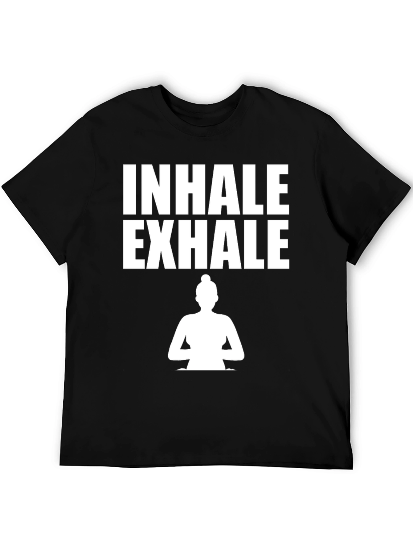 Inhale Exhale Yoga Meditation Graphic T-Shirt