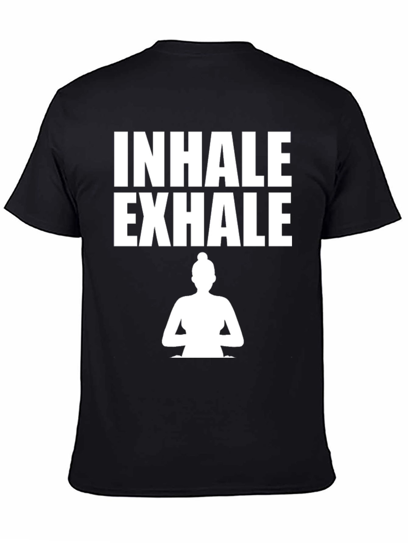 Inhale Exhale Yoga Meditation Graphic T-Shirt