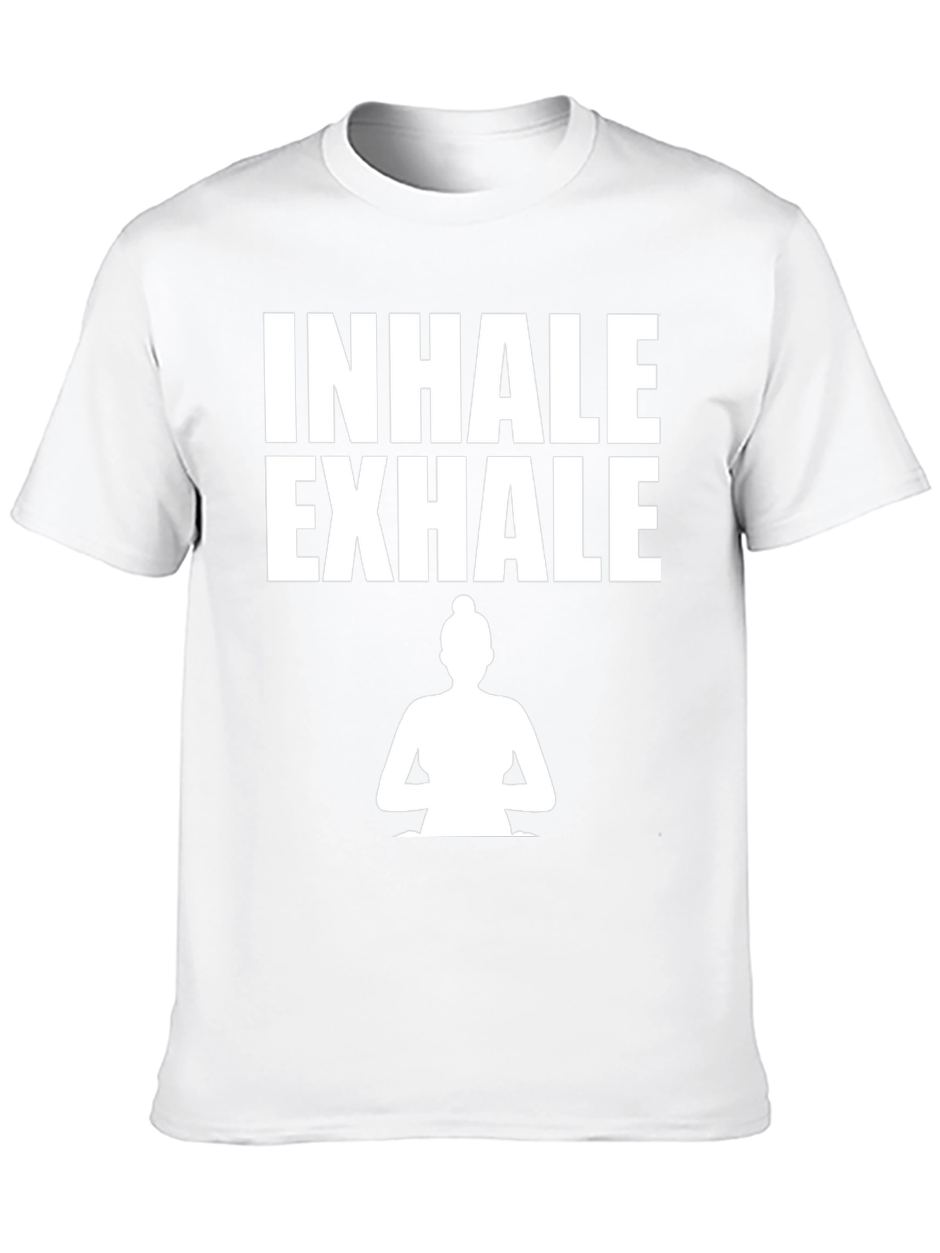 Inhale Exhale Yoga Meditation Graphic T-Shirt