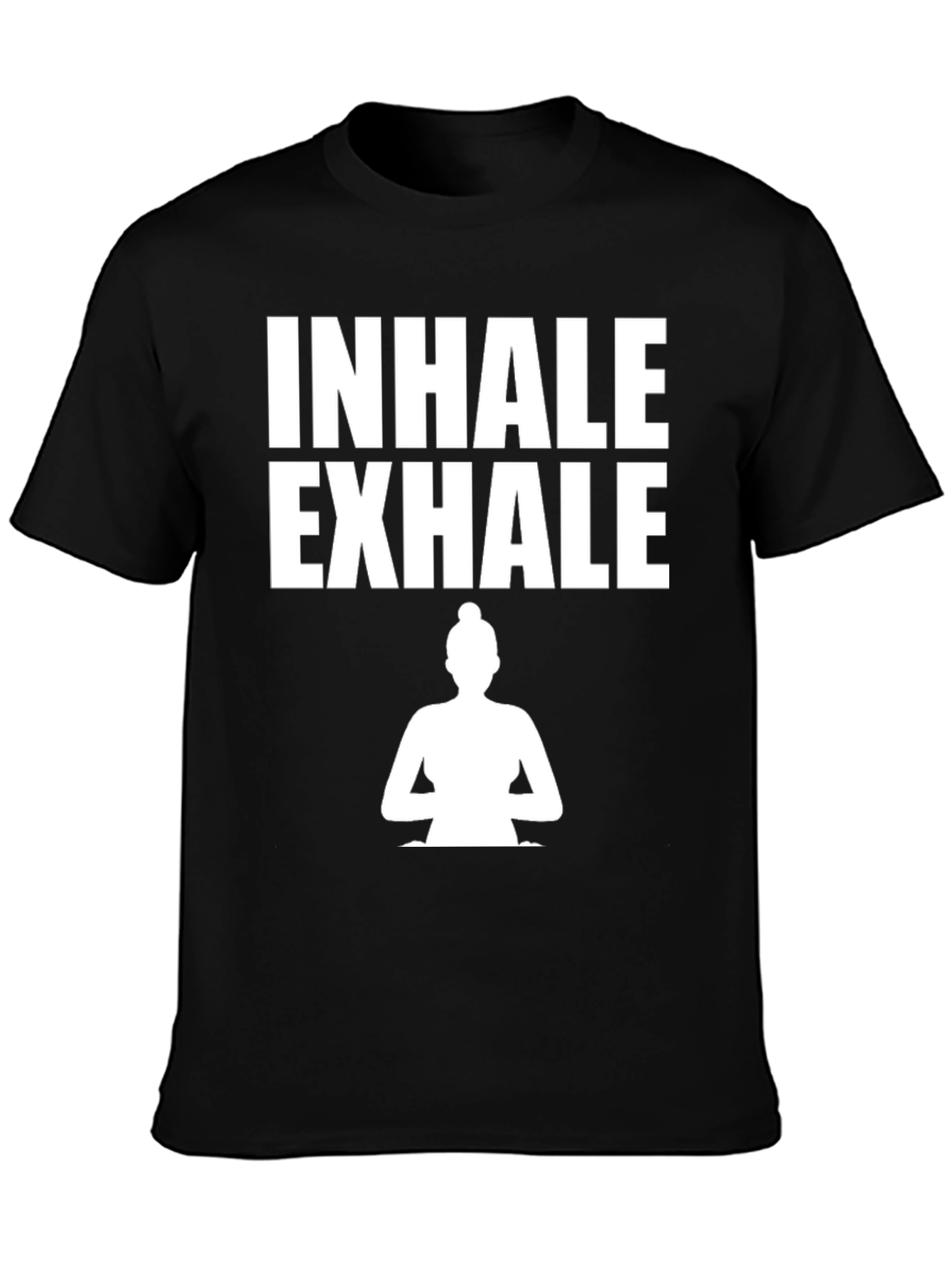 Inhale Exhale Yoga Meditation Graphic T-Shirt