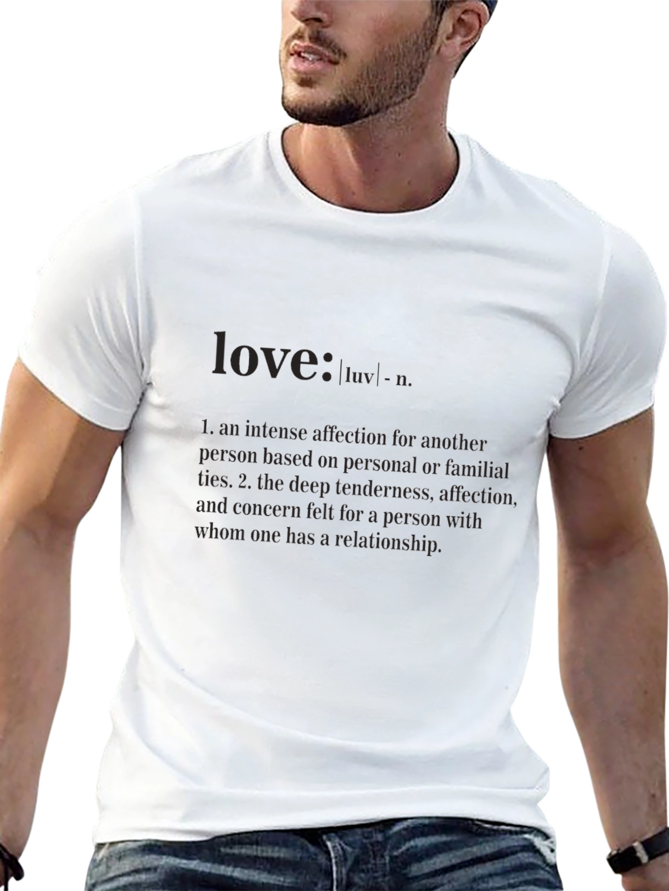 Love Definition Black T-Shirt - Unisex