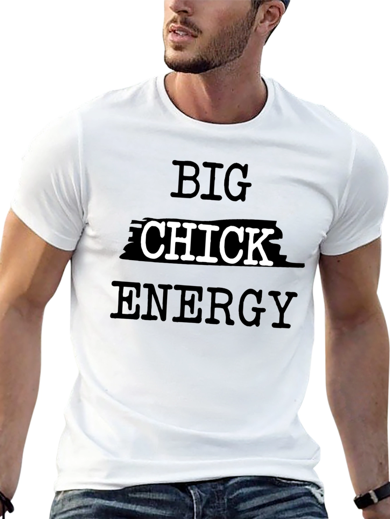 Big Chick Energy Black T-Shirt