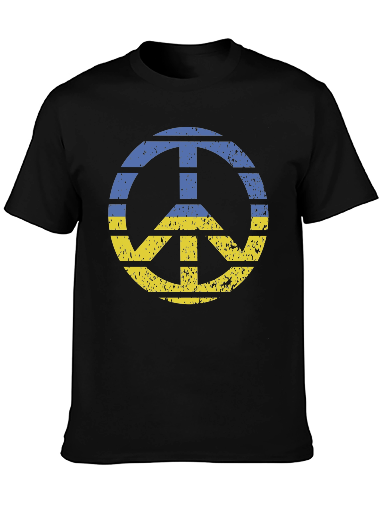 Ukraine Peace Sign Graphic T-Shirt