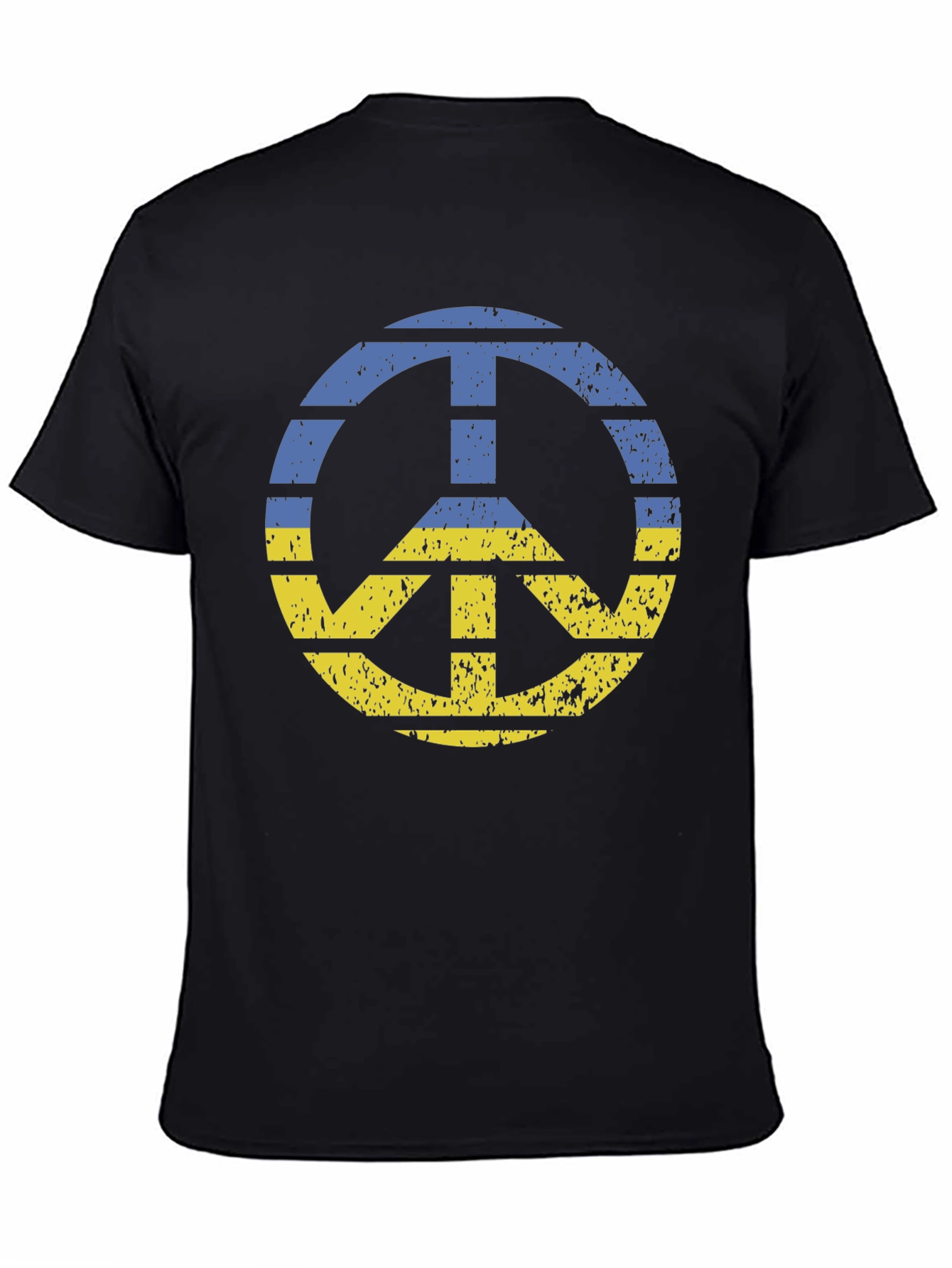 Ukraine Peace Sign Graphic T-Shirt