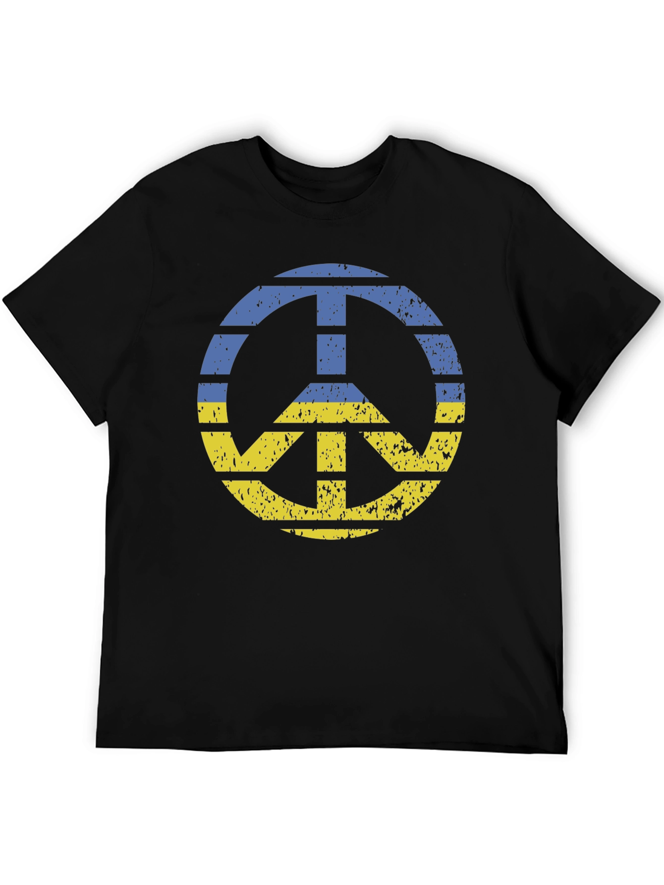 Ukraine Peace Sign Graphic T-Shirt
