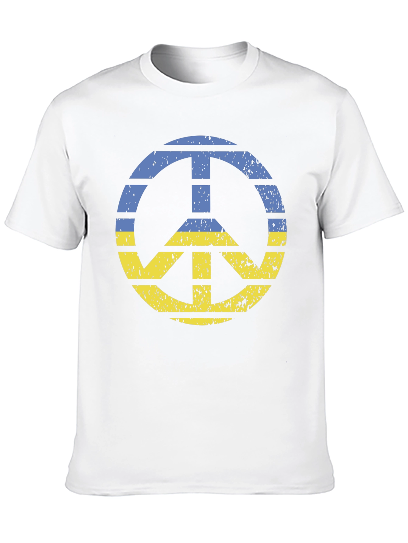 Ukraine Peace Sign Graphic T-Shirt