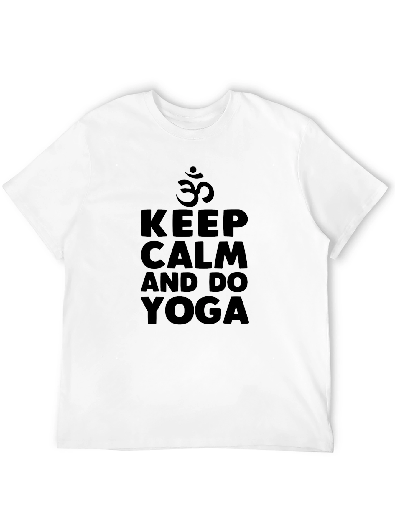 Keep Calm Yoga T-Shirt - Stylish & Comfortable