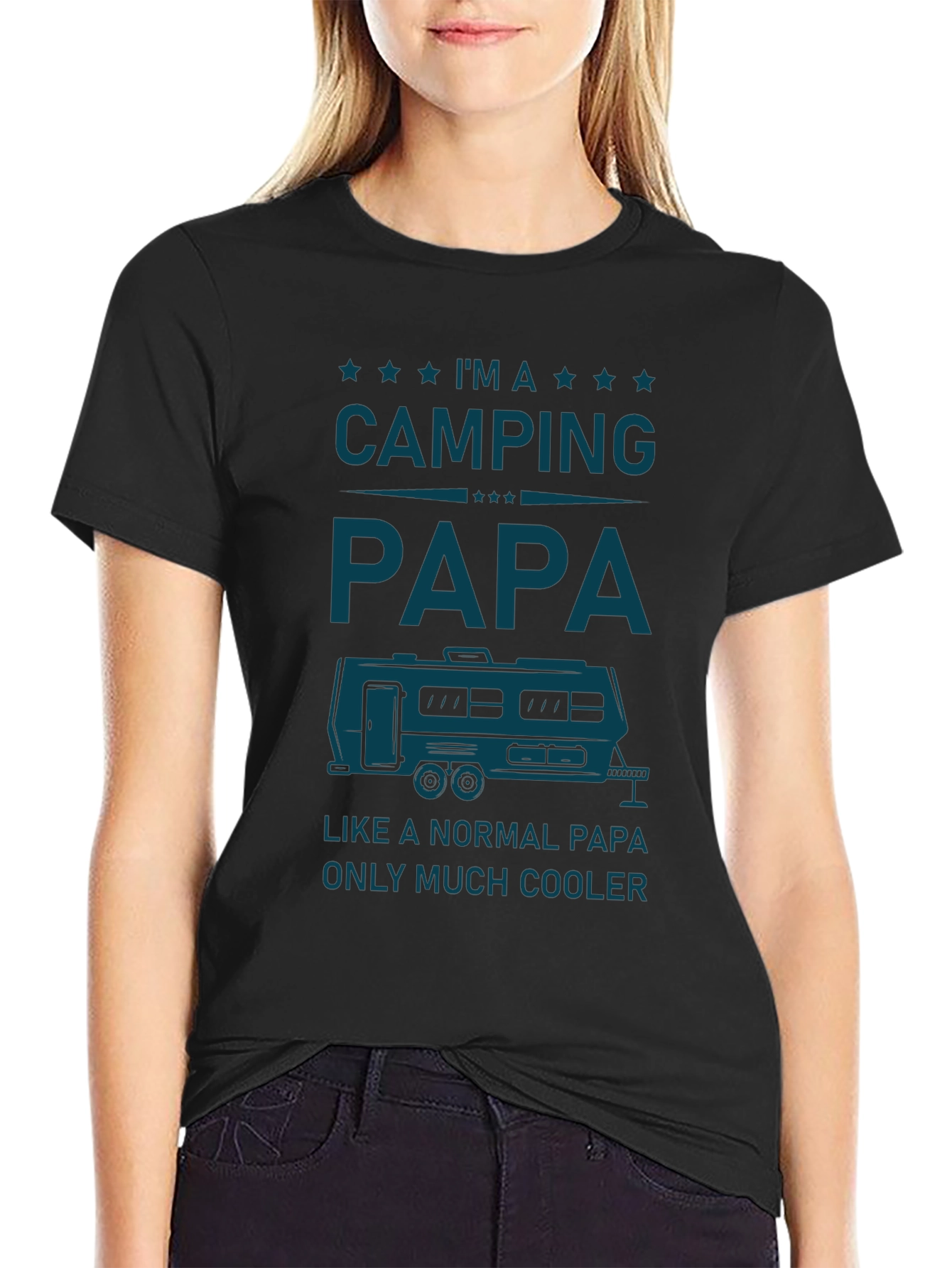 Camping Papa T-Shirt - Cool Dad Style
