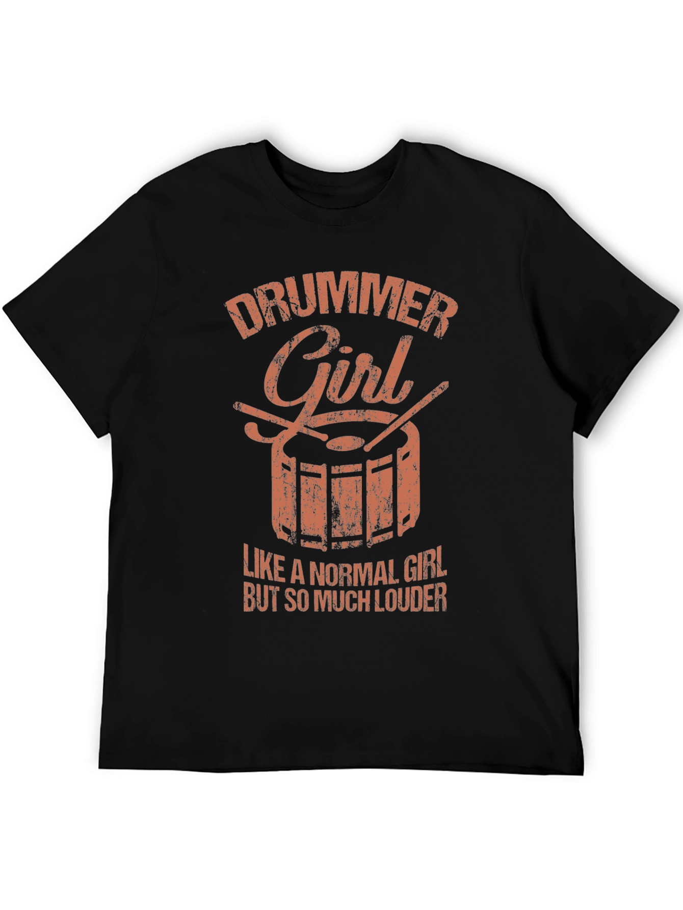 Drummer Girl Graphic Tee - Rock Concert Ready