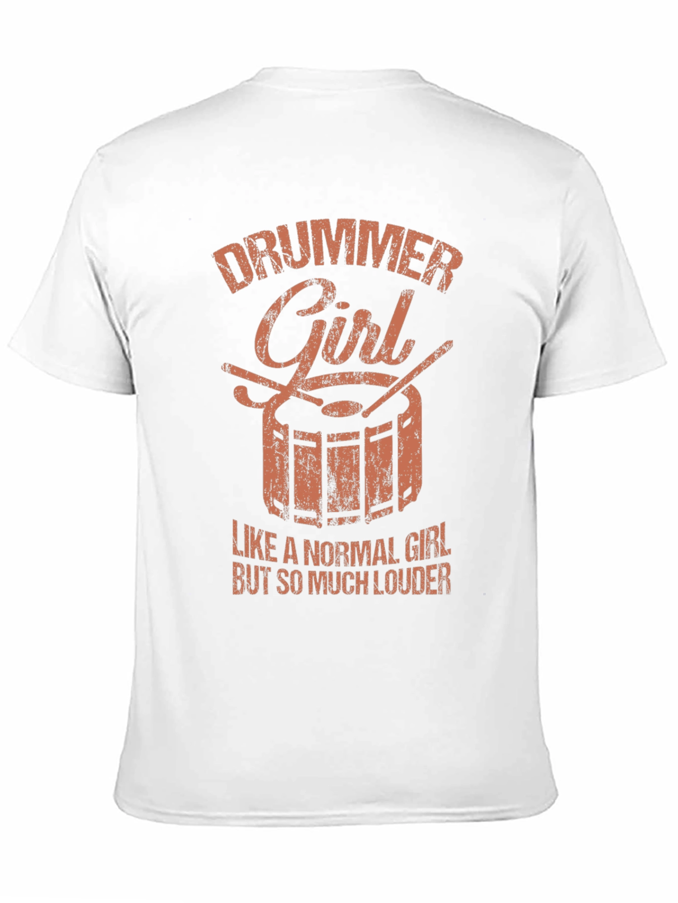 Drummer Girl Graphic Tee - Rock Concert Ready