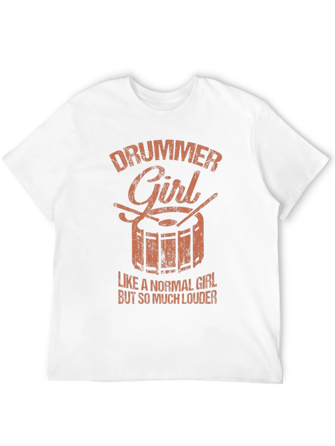 Drummer Girl Graphic Tee - Rock Concert Ready