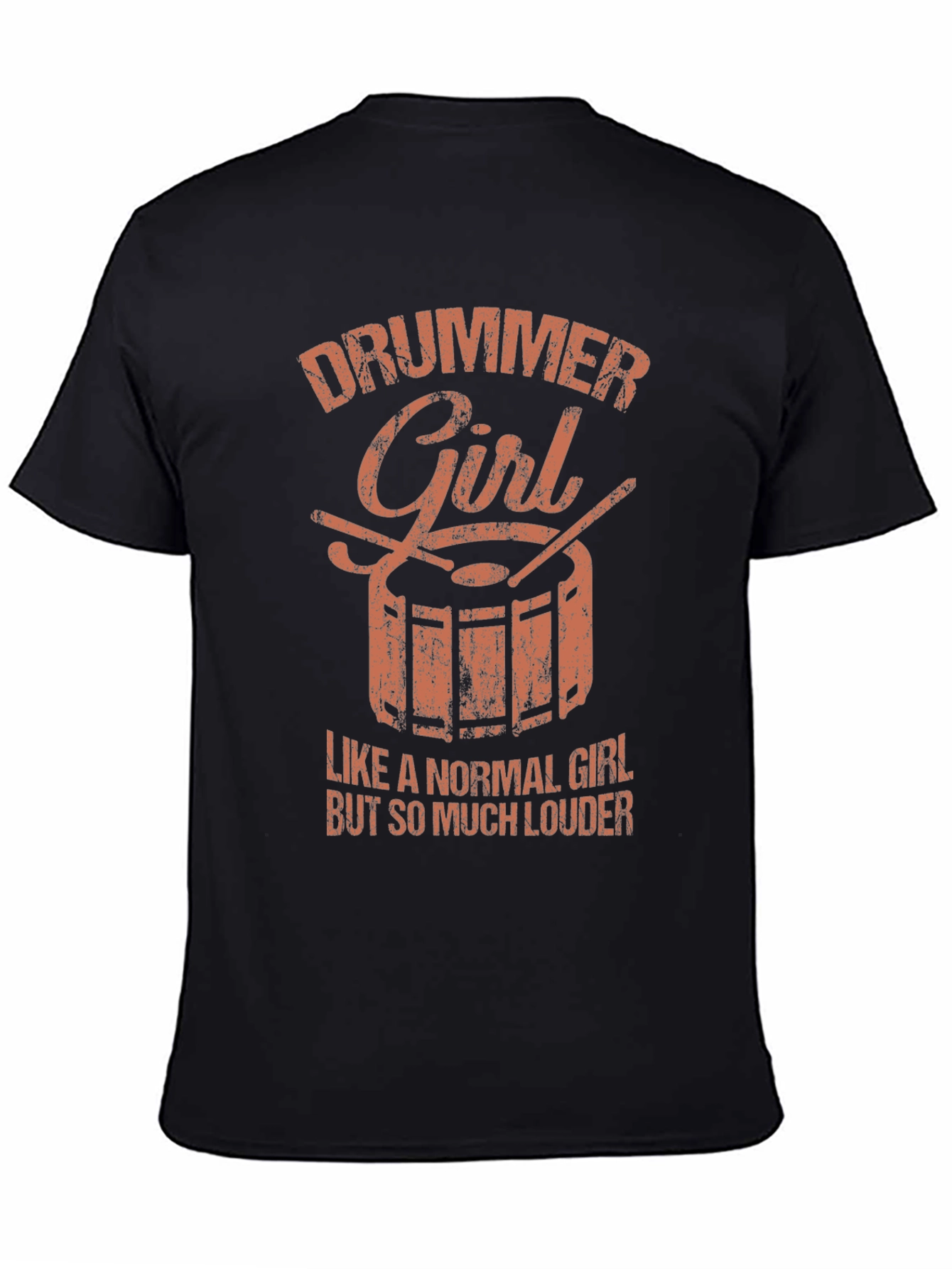 Drummer Girl Graphic Tee - Rock Concert Ready