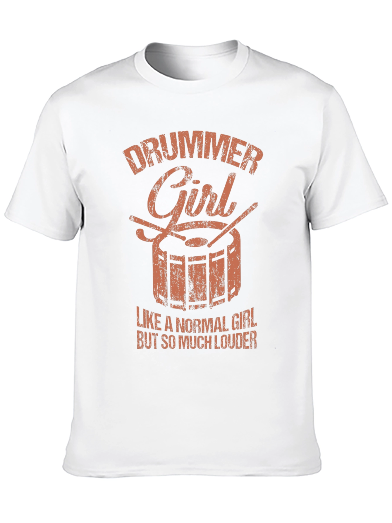 Drummer Girl Graphic Tee - Rock Concert Ready