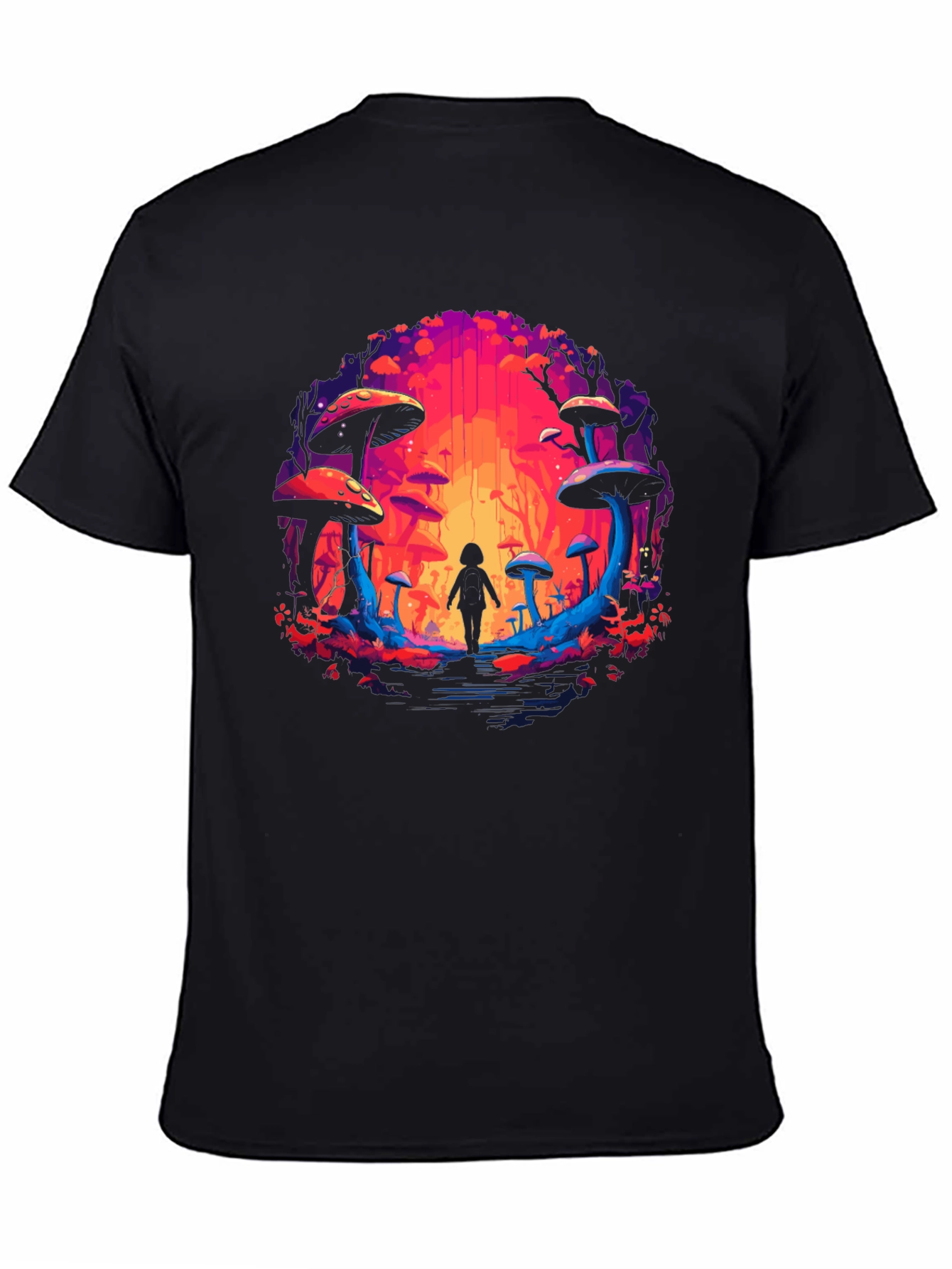 Mystical Mushroom Forest Graphic Tee