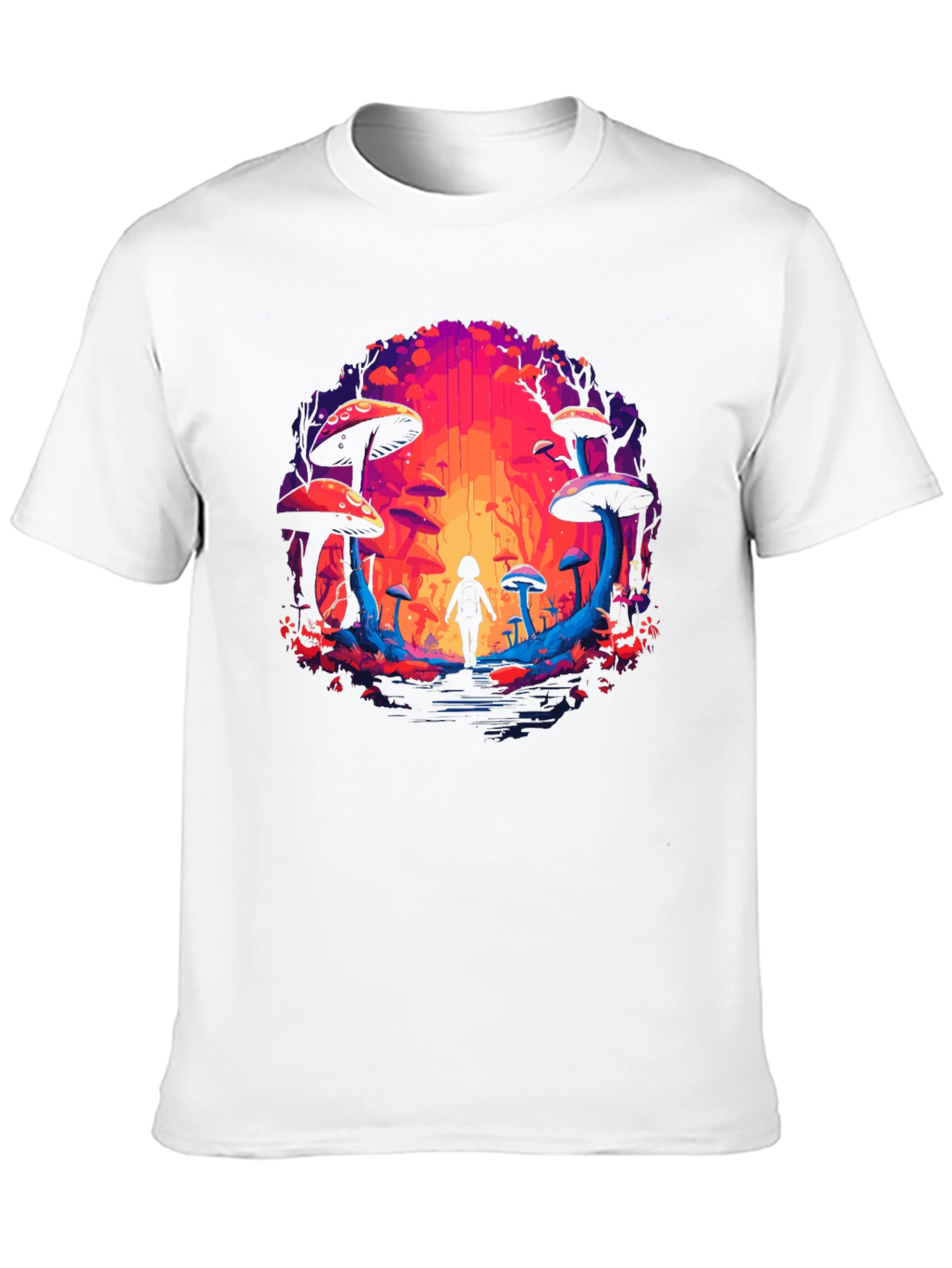 Mystical Mushroom Forest Graphic Tee
