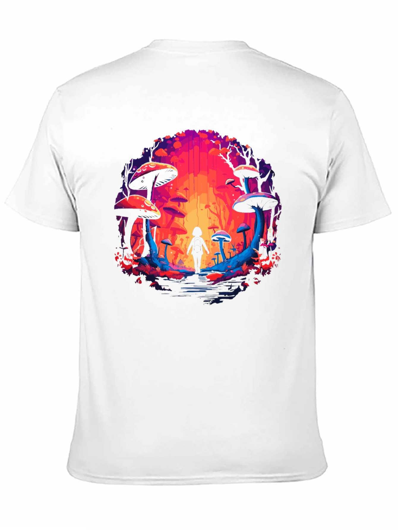 Mystical Mushroom Forest Graphic Tee