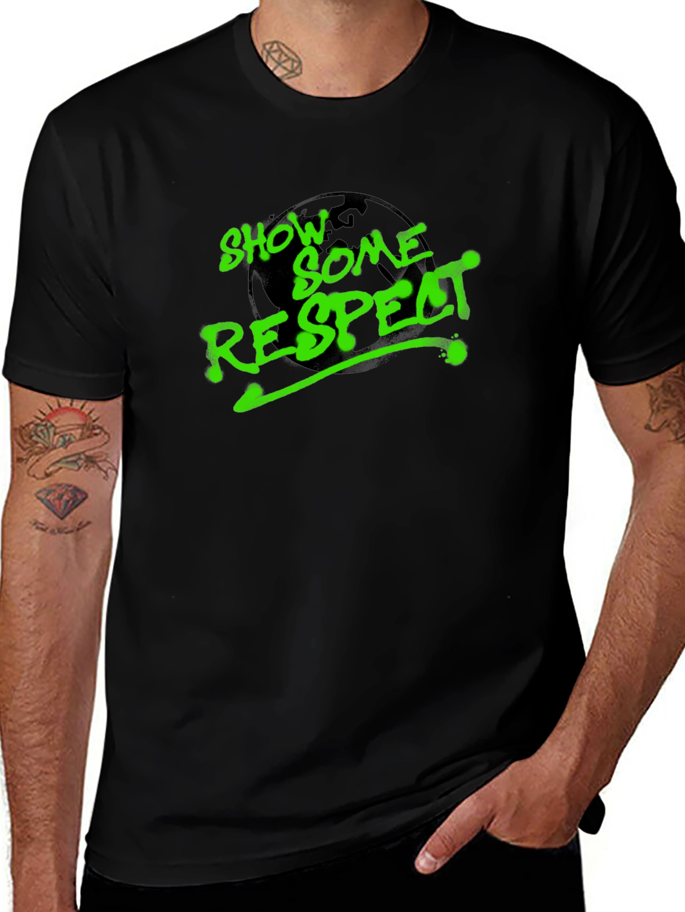 Show Some Respect Black T-Shirt