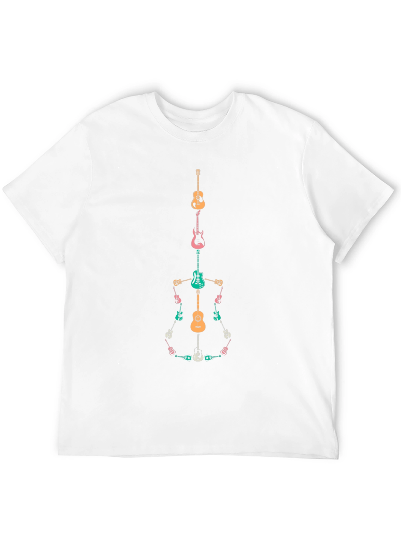 Guitar Skeleton T-Shirt Music Lover Tee