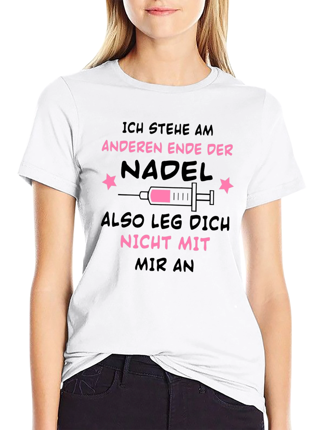 Ich Stehe Am Anderen Ende Der Nadel T-Shirt
