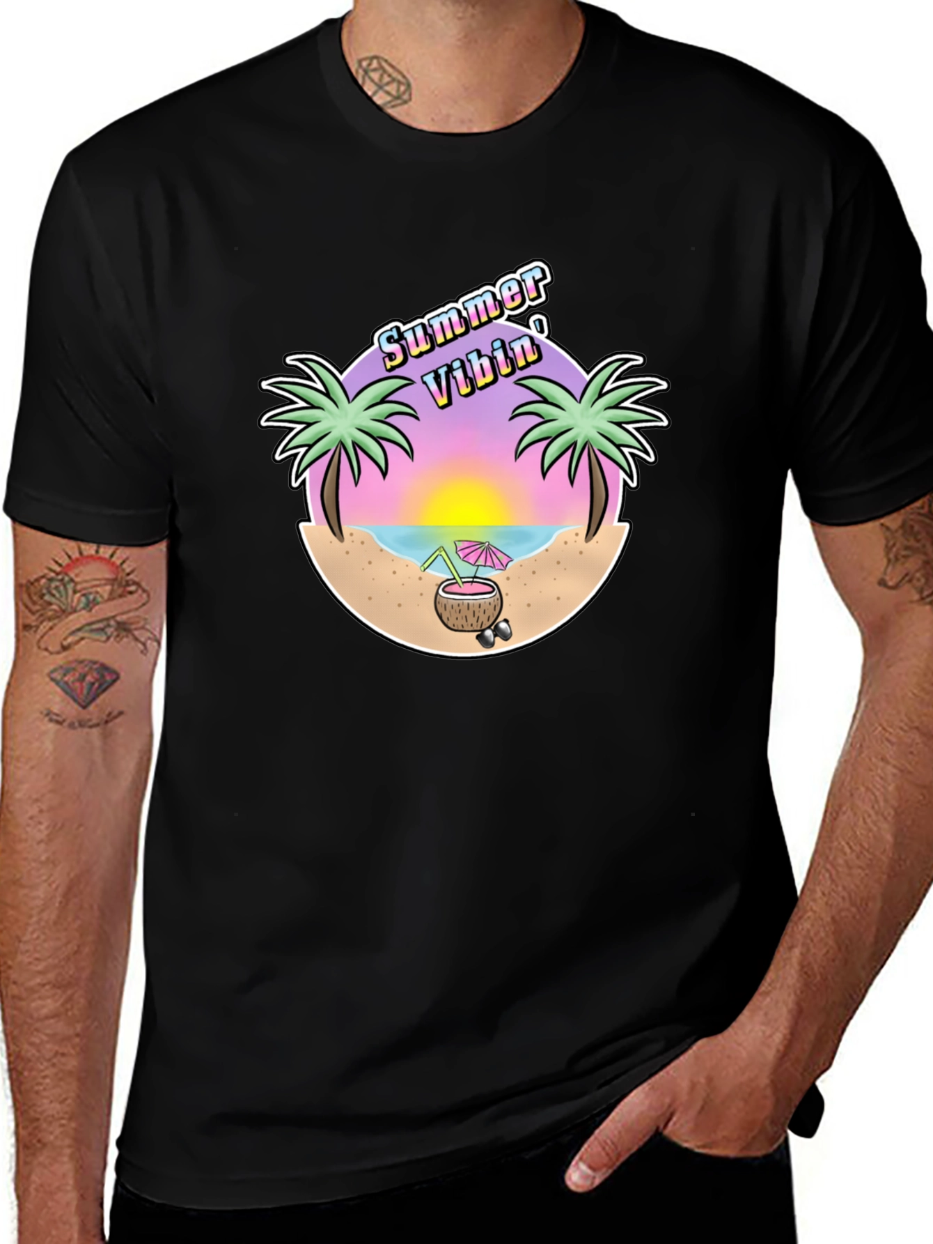 Summer Vibin Graphic T-Shirt