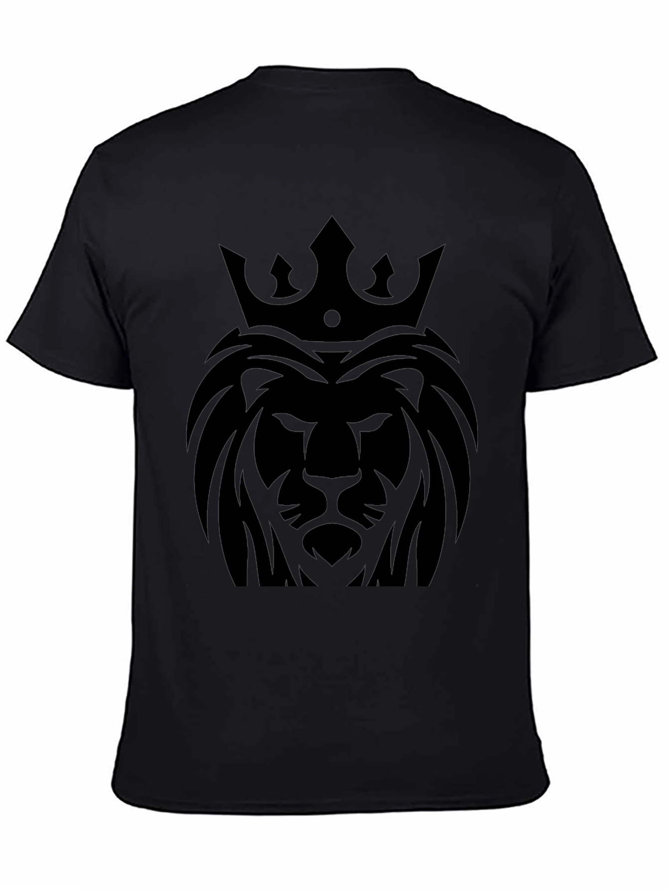 Lion King Graphic T-Shirt - Premium Black Tee