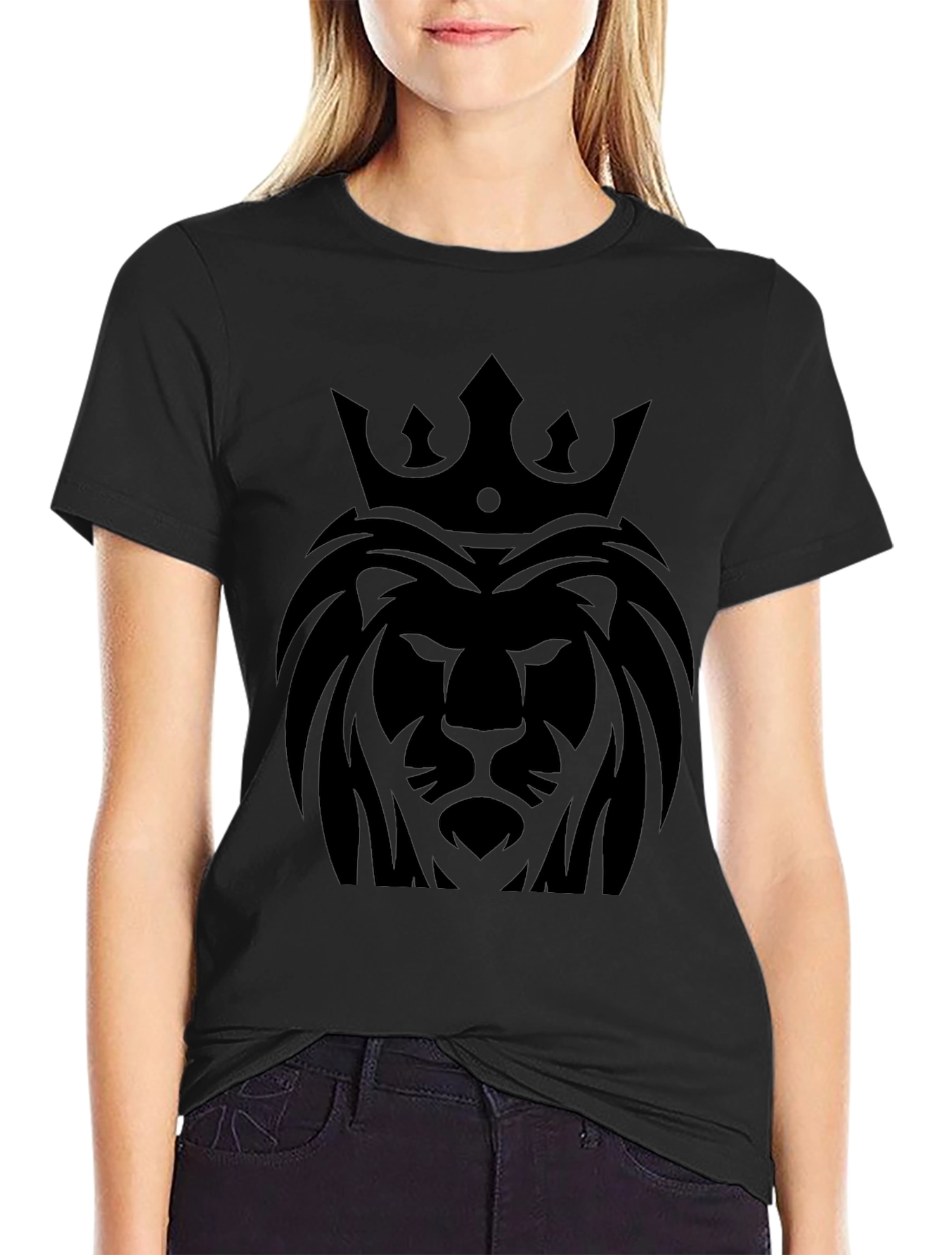 Lion King Graphic T-Shirt - Premium Black Tee