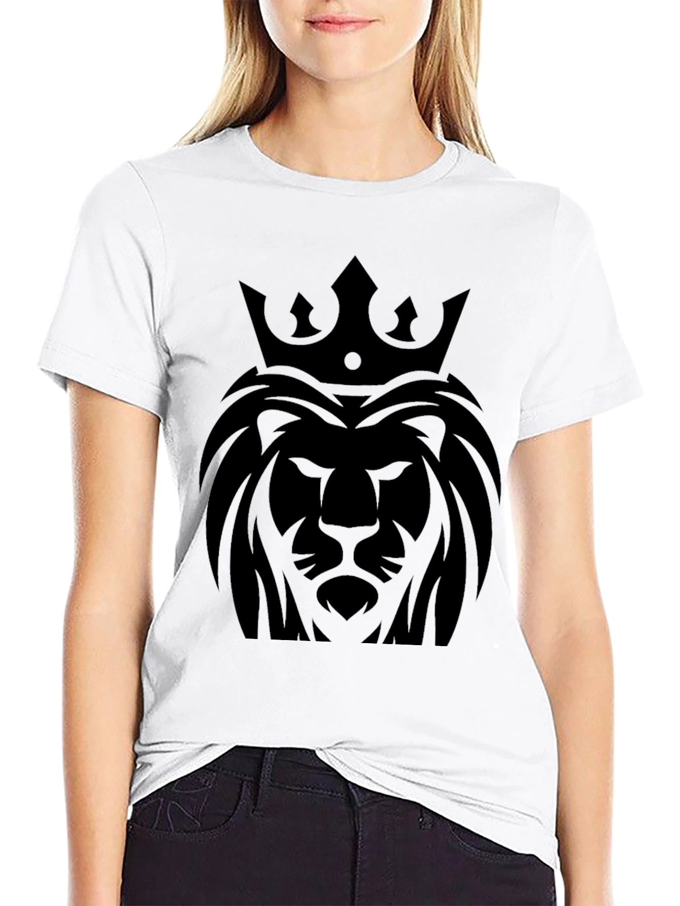 Lion King Graphic T-Shirt - Premium Black Tee