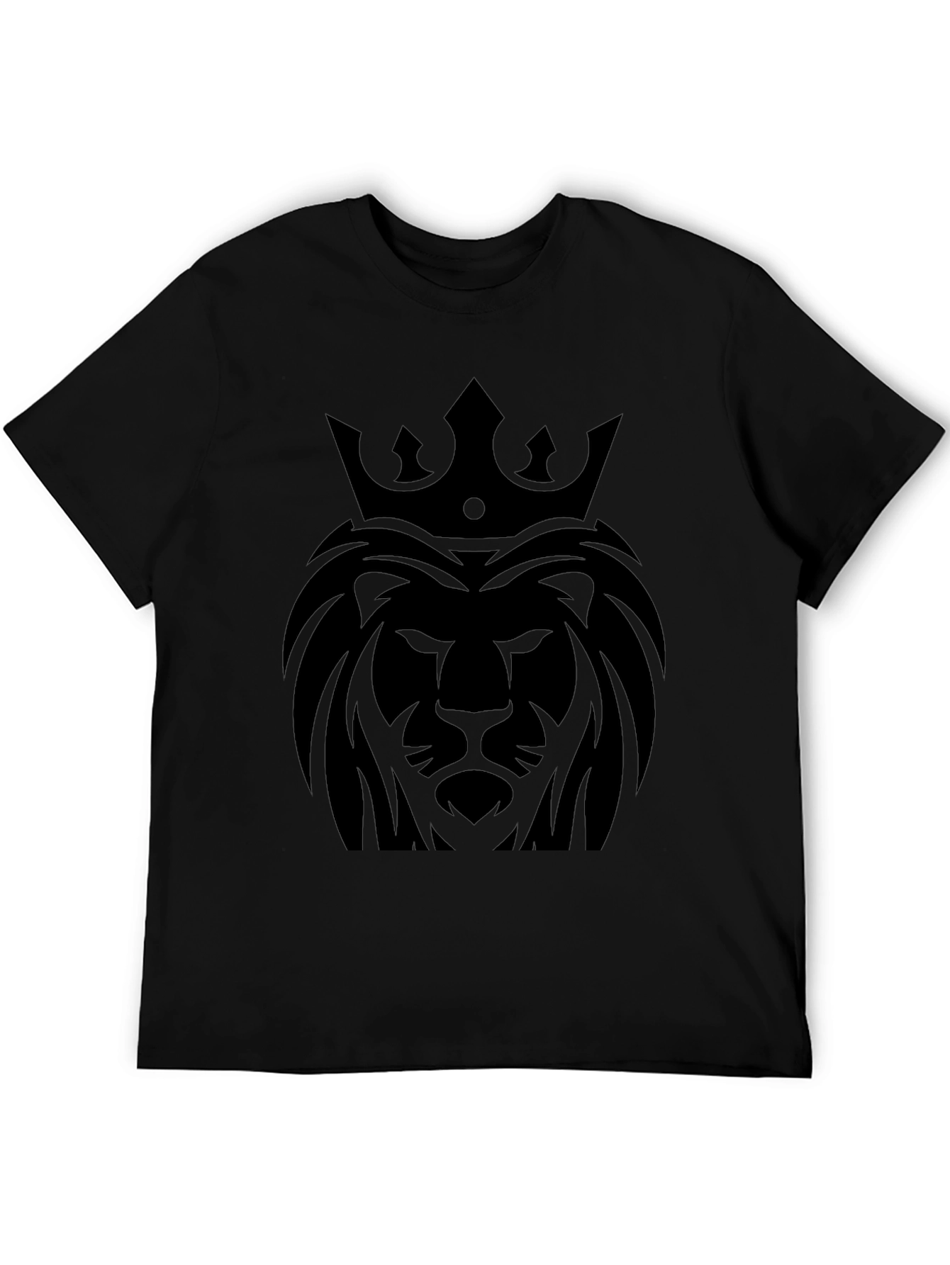 Lion King Graphic T-Shirt - Premium Black Tee