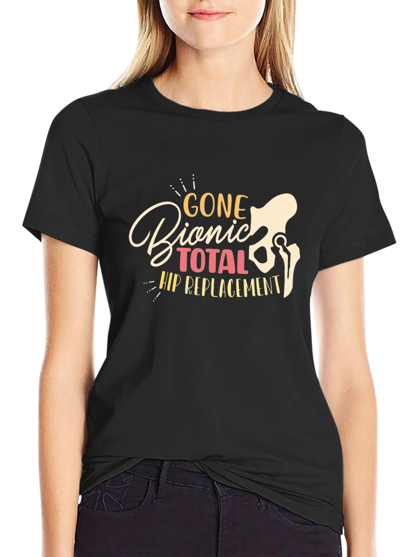 Gone Bionic Total Hip Replacement T-Shirt
